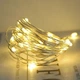 Гірлянда Роса Нитка (100 LED) 10 метрів на батарейках - зображення 5