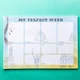Тижневик планер My perfect week Вишиванка LifeFLUX А4 52 аркуша (LFWEEPEM010) - зображення 1
