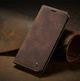Чохол книжка Caseme з магнітом для Samsung Galaxy S10e кавовий гаманець - зображення 1