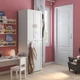 Гардероб IKEA СМОСТАД / ОПХУС, белый с рамой, с 2 платяными штангами, 60x42x181 см, 194.263.57 - изображение 4