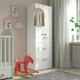Гардероб IKEA СМОСТАД / ОПХУС, белый с рамой, с 3 ящиками, 60x42x181 см, 394.263.80 - изображение 2