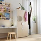 Гардероб IKEA ЗМОСТАД/ОПХУС, білий, береза, 60x42x123 см, 094.261.88 - зображення 4