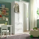 Гардероб IKEA ЗМОСТАД/ОПХУС, білий з рамою, з 2 ящиками, 60x42x181 см, 594.262.99 - зображення 4