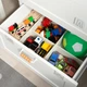 Гардероб IKEA ЗМОСТАД/ОПХУС, білий з рамою, з 2 ящиками, 60x42x181 см, 594.262.99 - зображення 5