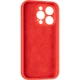 Чохол силіконовий Full Silicone Case for iPhone 14 Pro Red (з захистом камери) - зображення 3