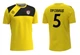 Футболка волейбольна чоловіча RIGO CANZAS Yellow-Black 2XL - зображення 2