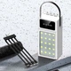 Портативна батарея повербанк Power bank 60 000 mAh c LED панеллю для телефону з ремінцем та перехідниками, Білий - зображення 2