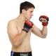 Рукавички для змішаних єдиноборств шкіряні Fairtex Heroe 0582 розмір M Red-Black - зображення 6