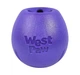 West Paw Игрушка для собак Rumbl Large Eggplant РУМБЛ большой 10 см, фиолетовый - изображение 1