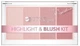 Палетка хайлайтеров и бронзеров для лица Bell Hypoallergenic Highlight & Blush Kit 20 г - изображение 2