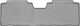 Автомобильные коврики в салон Weathertech на GMC Terrain 17- 2-й ряд серые ГМЦ Тэреин WT00263111 - изображение 1