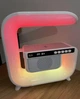 Універсальний нічник G3 з RGB підсвічуванням, будильником, бездротовою зарядкою і Bluetooth-колонкою - зображення 3
