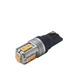 Светодиодная лампа Т10 W5W 10SMD 3030 с обманкой и драйвером 12V Желтая (10115) - изображение 5
