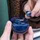 Беспроводные Bluetooth наушники Baseus Bowie E5x TWS 4 Микрофона ENC |BT5.3, 35/330mAh, 5h, Type C| Blue - изображение 3