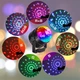 Світлодіодна диско куля Disco Light, лампа проектор, з пультом управління, 3 кольори, 7 режимів світіння, 3 музичних режими - зображення 2