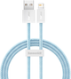 Кабель Baseus Dynamic Series Fast Charging Data Cable USB to iP 2.4 A 2 m Blue (CALD000503) - зображення 1