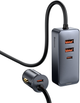 Ładowarka samochodowa Baseus Share Together PPS z przedłużaczem 120 W (2 USB, 2 USB-C) Szara (CCBT-A0G) - obraz 2