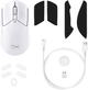 Mysz HyperX Pulsefire Haste 2 Wireless White (6N0A9AA) - obraz 8