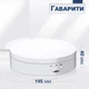 Предметный демонстрационный поворотный столик 19 см для фото- и видеосъемки OEM TT-19, Белый - изображение 6