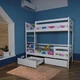 Двоярусне ліжко з ящиками Sportbaby Babyson 6 80x190 см - зображення 2