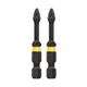 Набор бит DeWALT IMPACT TORSION, ударные, Pozidriv,Pz2, L=57 мм, 2 шт (DT70531T) - изображение 2