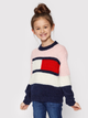 Sweter dziecięcy Tommy Hilfiger KG0KG05662-YBR 172 cm Biały (8720114554856) - obraz 1