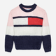 Sweter dziecięcy Tommy Hilfiger KG0KG05662-YBR 172 cm Biały (8720114554856) - obraz 4