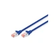 Патч-корд 10м, CAT 6 S-FTP, AWG 27/7, LSZH, blue Digitus (DK-1644-100/B) - изображение 1