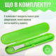 Скребок для языка двухсторонний металлический для гигиены полости рта очиститель зеленый - изображение 5
