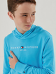 Bluza młodzieżowa chłopięca Tommy Hilfiger KB0KB05673-CXB 140 cm Aqua (8720113630179) - obraz 4