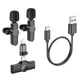 Беспроводная микрофонная система BOROFONE BFK12 Trophy lavalier dual-mic (iP/Type-C) Black - изображение 5