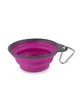 Складная миска для собак и котов Dexas Collapsible Travel Cup S c карабином 240 мл Пурпурный (PW2004322405) - изображение 1