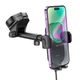 Держатель HOCO Journey wireless fast charging car holder HW5 (center console) 4,5-7 дюймов black - изображение 5