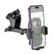 Держатель HOCO Fair push-type car holder (center console) H15 4.5-7" дюймов black - изображение 2