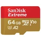 Карта памяти SanDisk 64 GB microSDXC UHS-I U3 V30 A2 Extreme (SDSQXAH-064G-GN6MA) - изображение 1