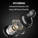 Бездротові навушники HYUNDAI Bluetooth 5.2 TWS Black (732369371261) - зображення 8