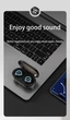 Бездротові навушники HYUNDAI Bluetooth 5.2 TWS Black (732369371261) - зображення 13