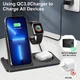 Бездротова зарядна док-станція 15W 3 в 1 для iPhone, Apple Watch, AirPods Pro, Samsung та пристроїв з функцією бездротового заряджання Qi White - зображення 7