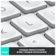 Клавіатура Logitech MX Keys Mini Wireless Illuminated UA Pale Gray (920-010499) - зображення 2
