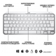Клавіатура Logitech MX Keys Mini Wireless Illuminated UA Pale Gray (920-010499) - зображення 6
