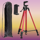 Штатив для телефона TriPod ART-3366/5775 0.50-1.40 м 3 секции с пультом Чехол Бордовый - изображение 1