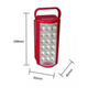 Переносной аккумуляторный фонарь Almina 2606L с функцией Power bank 2 режима 24 LED Красный - изображение 2
