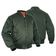 Куртка Бомбер летная US BASIC MA1 FLIGHT JACKET Олива 2XL - зображення 1