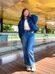 Куртка демисезонная женская Uniqlo 630737293 XL Синяя (1159795603) - изображение 9