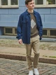 Джинсовая куртка мужская Uniqlo 694778482 XL Синяя (1159795744) - изображение 15