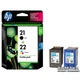 Комбинированный пакет картриджей для струйной печати HP 21/22 Black/Tri-color Combo-pack (SD367AE) - изображение 1