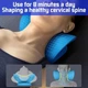 Масажна подушка для шиї та спини (Релаксатор) Massage Pillow PU (blue) - зображення 2