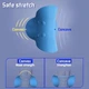 Масажна подушка для шиї та спини (Релаксатор) Massage Pillow PU (blue) - зображення 4