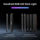 Ручна фотолампа Light Stick VILTROX K60 RGB 20W (2500-8500К) комплект з двох ламп та решіткою - зображення 11