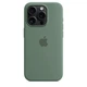 Чехол противоударный силиконовый OEMG Guard Shockproof Silicone Case with MagSafe для Apple iPhone 15 Pro (6.1") Cypress (MT1X3ZM/A) - изображение 1
